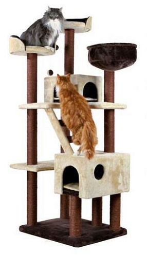 Домик TRIXIE "Felicitas" для кошки, 190 см, коричневый, бежевый