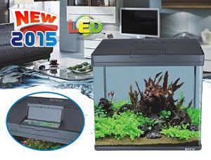 Аквариум BOYU с&nbsp;LED светильником и&nbsp;фильтром, 20&nbsp;л, 320x210&times;400&nbsp;мм
