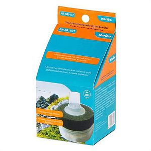 Фильтр аэрлифтный Naribo донный mini, губка+био-наполнитель, 5х5×8 см