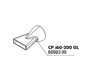 JBL Сплющенное выходное сопло для внутренних фильтров JBL CristalProfi i greenline, арт. 6 098 300