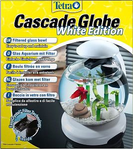 Tetra Cascade Globe аквариум круглый, белый, 6,8 л