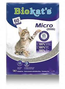 Наполнитель Biokat’s «Micro Classic» для кошачьего туалета