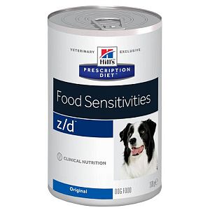 Диета Hill`s Prescription Diet z/d для собак при пищевой аллергии, 370 г