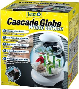 Tetra Cascade Globe аквариум круглый, белый, 6,8 л
