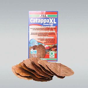 JBL Catappa XL L листья тропического миндального дерева размером до 24 см, 10 шт.
