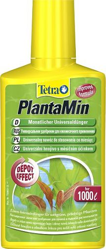 TetraPlant PlantaMin удобрение с железом для обильного роста растений, 250 мл