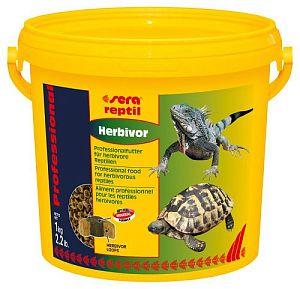 Корм Sera Reptil Professional Herbivor для растительноядных рептилий, 3,8 л