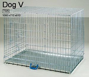 Клетка INTER ZOO DOG V разборная для собак, 1060x710×810 мм