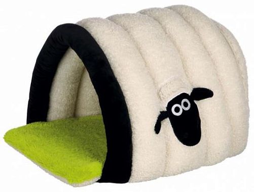 Домик-Пещера TRIXIE "Shaun the sheep", 45х35х50 см, кремовый, зеленый
