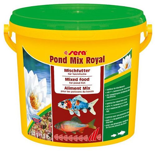 Sera MIX ROYAL корм для прудовых рыб, смесь 3,8 л