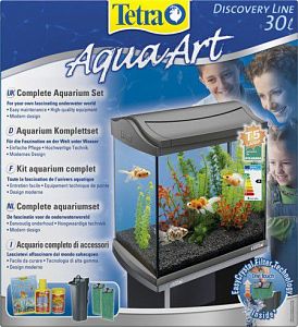 Tetra AquaArt Goldfish Discover Line аквариумный комплект, черный, 30 л