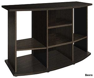 Подставка без дверок Biodesign ПАНОРАМА 350&nbsp;чёрная шагрень, влагостойкая плита ЛДСП 16/22&nbsp;мм, 131х51&times;82&nbsp;см