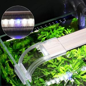 Светильник ультратонкий SUNSUN LED для аквариума 280−320 мм, анодированный алюминий, <12 мм, 2,5 Вт