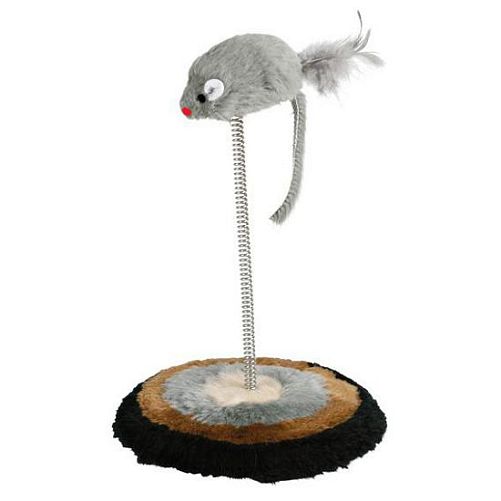 Мышь TRIXIE на пружине, D 15х22 см