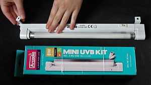 Светильник Arcadia MINI UVB KIT Т5&nbsp;для птиц, 8&nbsp;Вт, 340x40&times;30&nbsp;мм