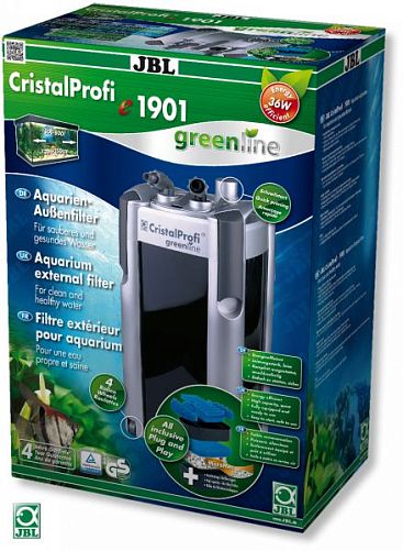 JBL CristalProfi e1901 greenline внешний аквариумный фильтр до 300-800 л, 1900 л/ч