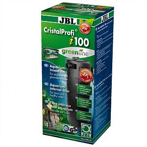 JBL CristalProfi i100 greenline внутренний аквариумный фильтр до 90−160 л, угловой, 300−720 л/ч