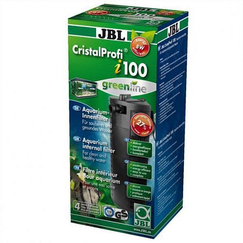 JBL CristalProfi i100 greenline внутренний аквариумный фильтр до 90-160 л, угловой, 300-720 л/ч