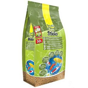 TetraPond Sticks основной корм для всех видов прудовых рыб, палочки 50 л