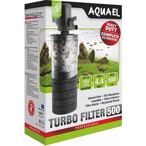 Aquael Turbo 500 внутренний аквариумный фильтр, 500 л/ч