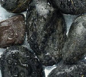 Галька шлифованная АкваГрунт для аквариума, 20−40 мм, Черная, 1 кг