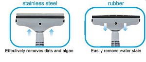 Скребок Ista с&nbsp;широким лезвием и&nbsp;удлиняющимися насадками