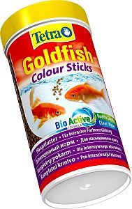 Tetra Goldfish Colour Sticks корм для яркого окраса золотых рыбок, палочки 250&nbsp;мл