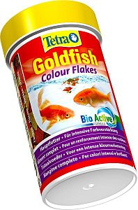 Tetra Goldfish Color Flakes корм для яркого окраса золотых рыбок, хлопья 100 мл