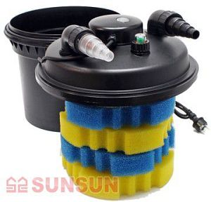 Фильтр прудовый напорный SUNSUN CPF-280&nbsp;с&nbsp;UV-стерилизатором, 20&nbsp;л, 9000&nbsp;л/ч, UV-11&nbsp;Вт