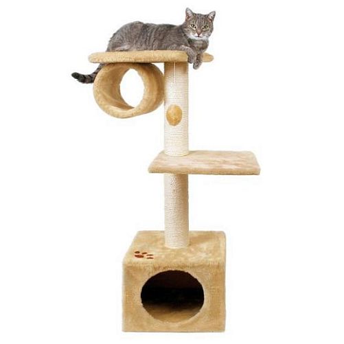 Домик TRIXIE "San Fernando" для кошки, высота 106 см, плюш, бежевый