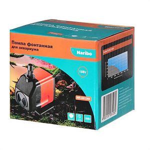 Помпа погружная Naribo 18&nbsp;Вт, 1000&nbsp;л/ч, высота подъема 1,6&nbsp;м