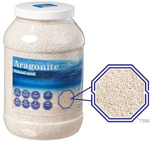Песок DVH Aragonite Natural Sand сухой арагонитовый, 2,8 кг, 1−2 мм