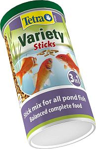 TetraPond Variety Sticks bucket корм для всех видов прудовых рыб, смесь палочек 1 л