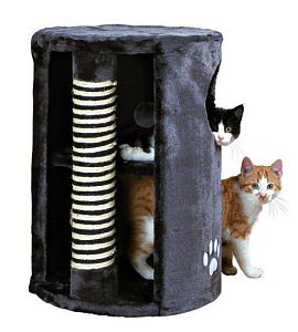 Домик-башня TRIXIE «Dino» для кошки, с когтеточкой, D 41×58 см
