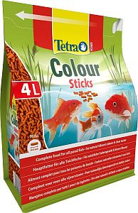 TetraPond Colour Stick специальный корм для усиления окраса прудовых рыб, палочки 4&nbsp;л
