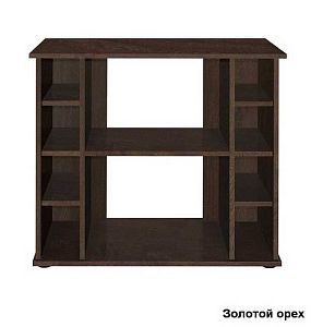 Подставка без дверок Biodesign ALTUM 135/CRYSTAL 145&nbsp;чёрная шагрень, влагостойкая плита ЛДСП 16/22&nbsp;мм, 81х38&times;79&nbsp;см