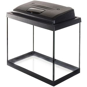 АК&nbsp;Аквариум с&nbsp;крышкой, прямой, черный, 35&nbsp;л