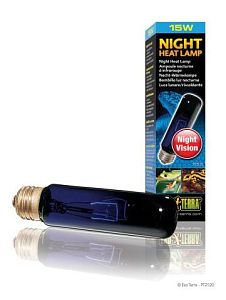 Exo Terra NIGHT HEAT LAMP A10 Moonlight лампа лунного света для террариума, 15 Вт