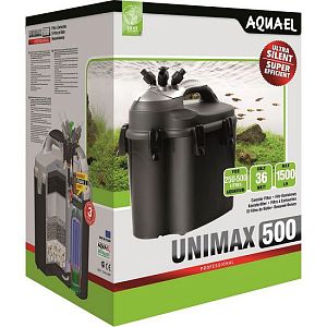 Aquael Unimax-500 внешний фильтр для аквариума, 1500 л/ч