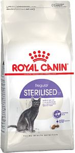 Корм Royal Canin Sterilised 37 для стерилизованных кошек 1−7 лет, склонных к полноте