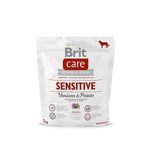 Корм Brit Care Dog Sensitive (Venison) для собак с чувствительным пищеварением, оленина с картофелем