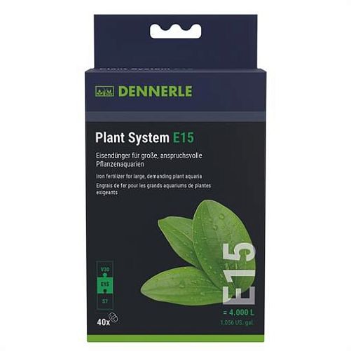 Добавка железа Dennerle Plant System E15 профессиональная высококонцентрированная, 40 таблеток