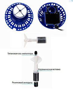 Регулируемая помпа течения SunSun JVP-133 магнитный держатель, 16 Вт, 10 000 л/ч