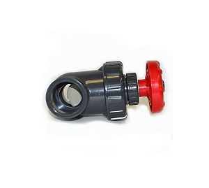 Кран FlowColour&Sanking тонкой регулировки 25 ЧЕРНЫЙ