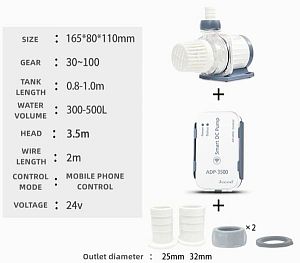 Помпа подъемная Jebao ADP-3500 с wi-fi, 3500 л/ч