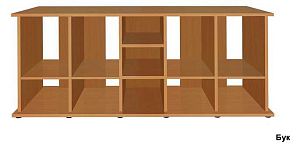 Подставка без дверок Biodesign АТОЛЛ 1000&nbsp;чёрная шагрень, влагостойкая плита ЛДСП 16/22&nbsp;мм, 201х66&times;82&nbsp;см