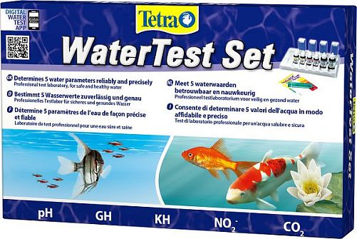 Tetratest WaterTest Set комплект тестов для определения параметры воды в аквариуме