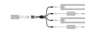 Адаптер Juwel HeliaLux Splitter LED для двух светильников HeliaLux с&nbsp;HeliaLux SmartControl