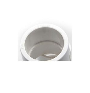 Муфта соединительная ПВХ, 50&times;50&nbsp;мм&nbsp;БЕЛАЯ