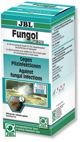 JBL Fungol Plus 250 препарат против грибковых заболеваний и поражения грибком икры, 200 мл